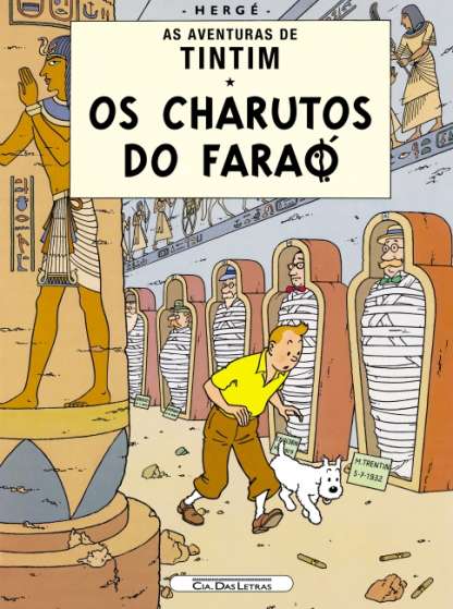 AS AVENTURAS DE TINTIM - OS CHARUTOS DO FARAÓ