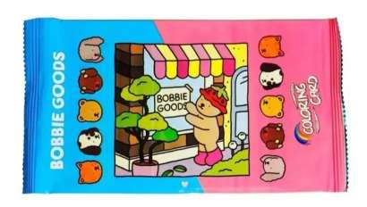 BOBBIE GOODS CARDS PARA COLORIR PACOTE COM 4 UNIDADE - COLORING CARD