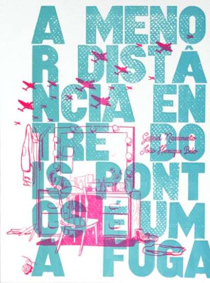 A MENOR DISTÂNCIA ENTRE DOIS PONTOS É UMA FUGA