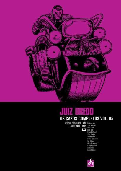 JUIZ DREDD - OS CASOS COMPLETOS • VOL. 05 (OMNIBUS)