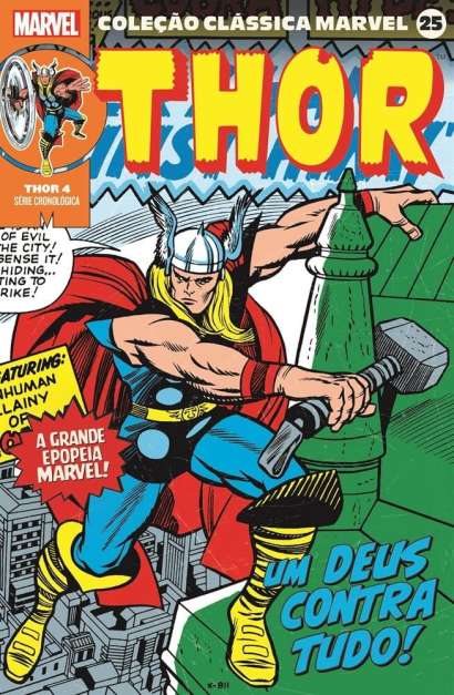 COLEÇÃO CLÁSSICA MARVEL • VOL.25: THOR • VOL.04