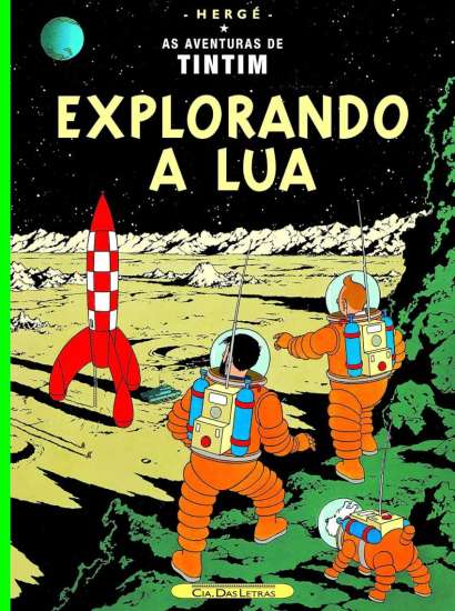 AS AVENTURAS DE TINTIM - EXPLORANDO A LUA