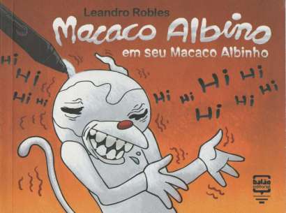 MACACO ALBINO EM SEU MACACO ALBINHO