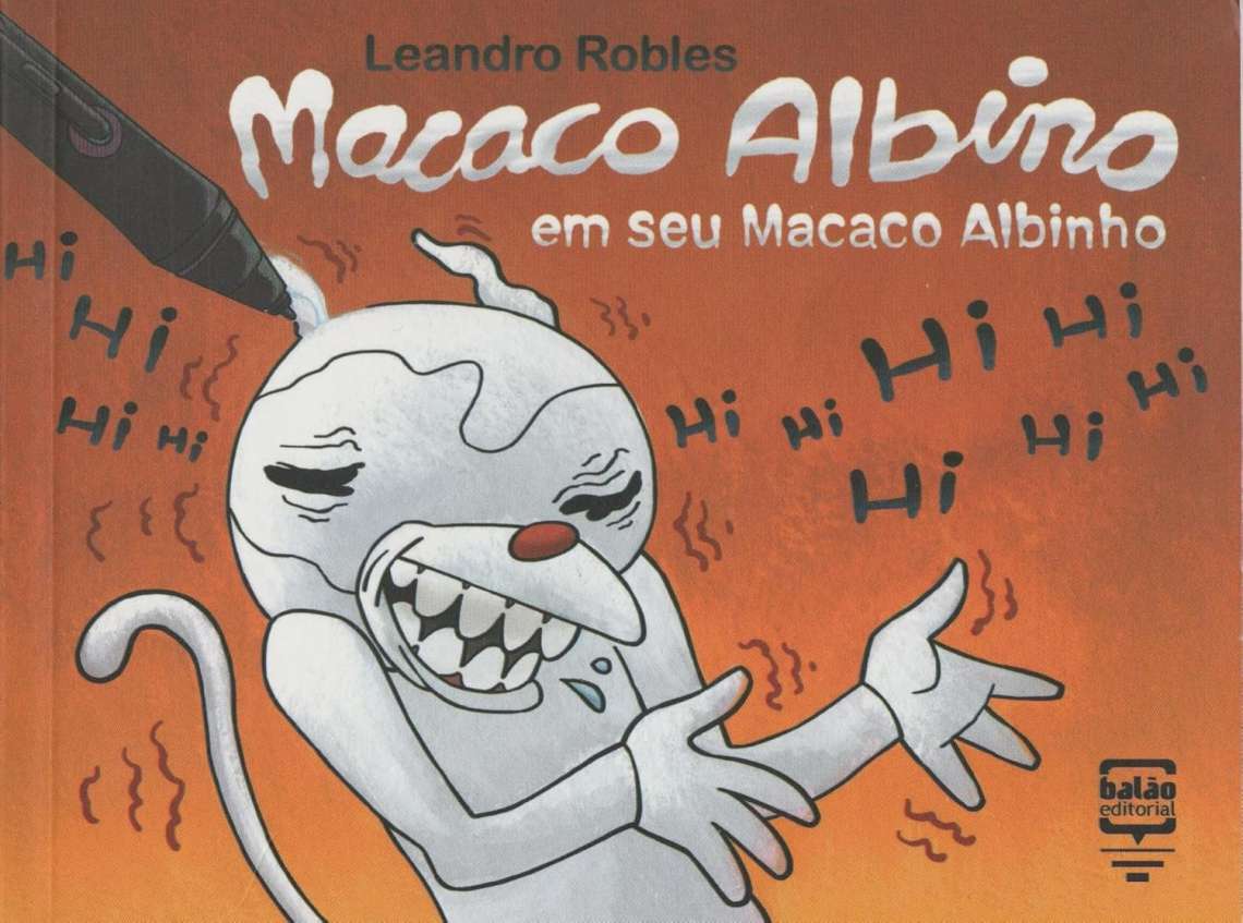 MACACO ALBINO EM SEU MACACO ALBINHO