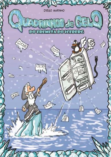 QUADRINHOS DE GELO DO ERAMITA DO ICEBERG