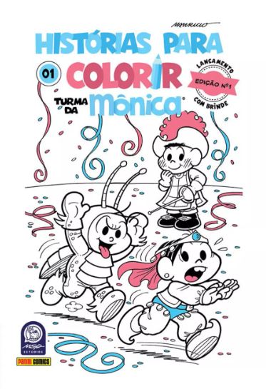 ALMANAQUE DA TURMA DA MÔNICA PARA COLORIR 01
