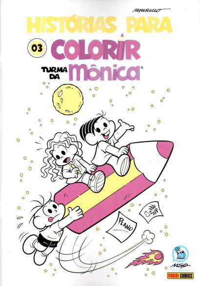 ALMANAQUE DA TURMA DA MÔNICA PARA COLORIR 03