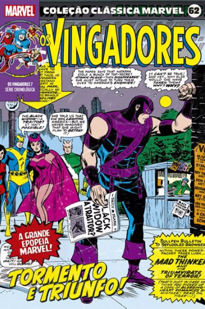 COLEÇÃO CLÁSSICA MARVEL VOL. 62 • VINGADORES • 07