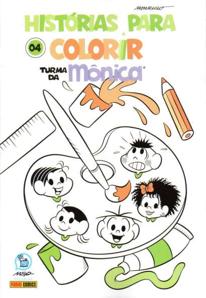 ALMANAQUE DA TURMA DA MÔNICA PARA COLORIR 04