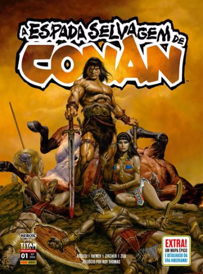 A ESPADA SELVAGEM DE CONAN (2024) 01 COM PÔSTER EXCLUSIVO