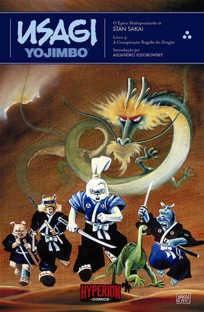 USAGI YOJIMBO - LIVRO 4: A CONSPIRAÇÃO RUGIDO DO DRAGÃO
