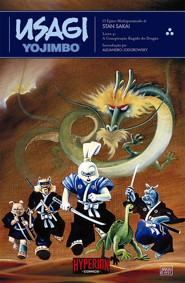 USAGI YOJIMBO - LIVRO 4: A CONSPIRAÇÃO RUGIDO DO DRAGÃO