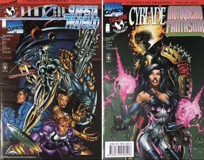 ARMA ZERO E SURFISTA PRATEADO - CYBLADE E MOTOQUEIRO FANTASMA VOLUME 1 (1998)