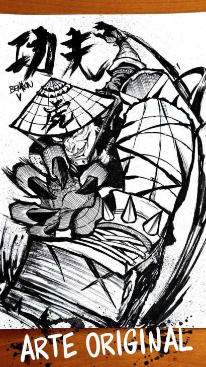 ORIGINAL TIGER CHIN + EXEMPLAR AUTOGRAFADO