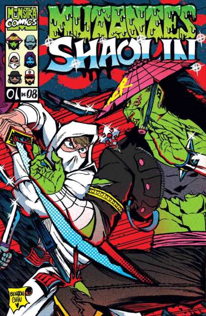 MUTANTES SHAOLIN - PRÉ-VENDA AUTOGRAFADA