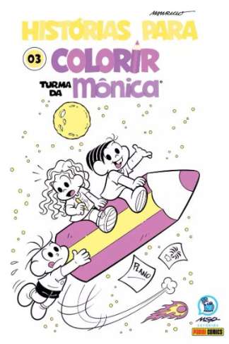 HISTÓRIAS PARA COLORIR TURMA DA MÔNICA VOLUME 3