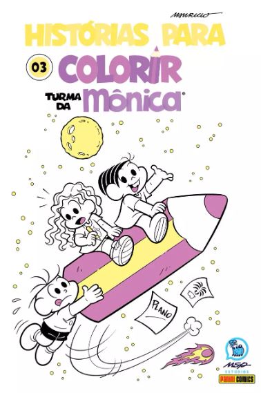 HISTÓRIAS PARA COLORIR TURMA DA MÔNICA VOLUME 3