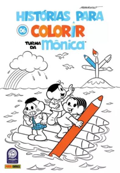 ALMANAQUE DA TURMA DA MÔNICA PARA COLORIR 06