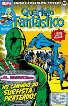 COLEÇÃO CLÁSSICA MARVEL: NOVA FASE VOL. 20 - QUARTETO FANTÁSTICO 16 - NO CAMINHO DO SURFISTA PRATEAD