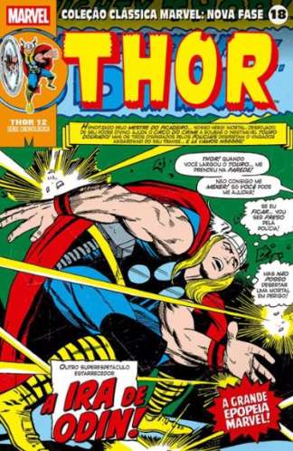 COLEÇÃO CLÁSSICA MARVEL: NOVA FASE VOL. 18 - THOR 12 - A IRA DE ODIN!