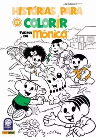ALMANAQUE DA TURMA DA MÔNICA PARA COLORIR 07