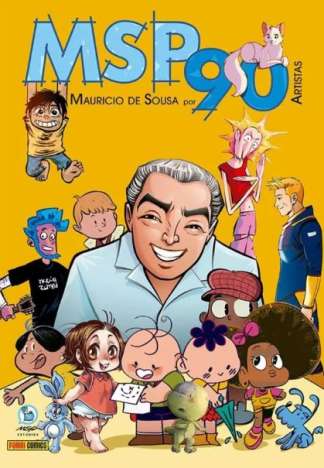 MSP 90 - MAURICIO DE SOUZA POR 90 ARTISTAS - CAPA CARTÃO