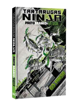 TARTARUGAS NINJA: PRETO, BRANCO E VERDE
