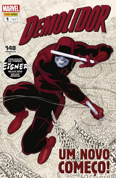 COMBO DEMOLIDOR POR MARK WAID - COM AUTOGRAFO DO MARK WAID NO VOL. 1